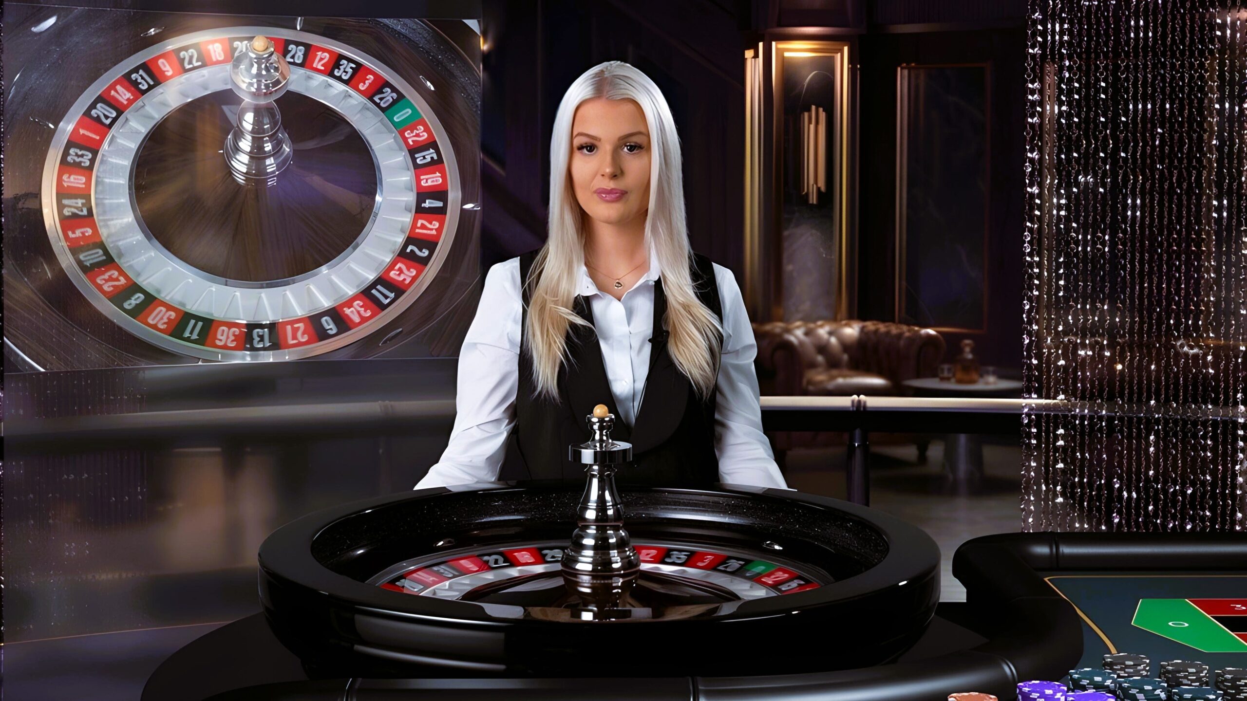 Ruleta z delivcem v živo v igralnicah